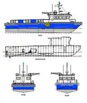 Buque de ferry en venta